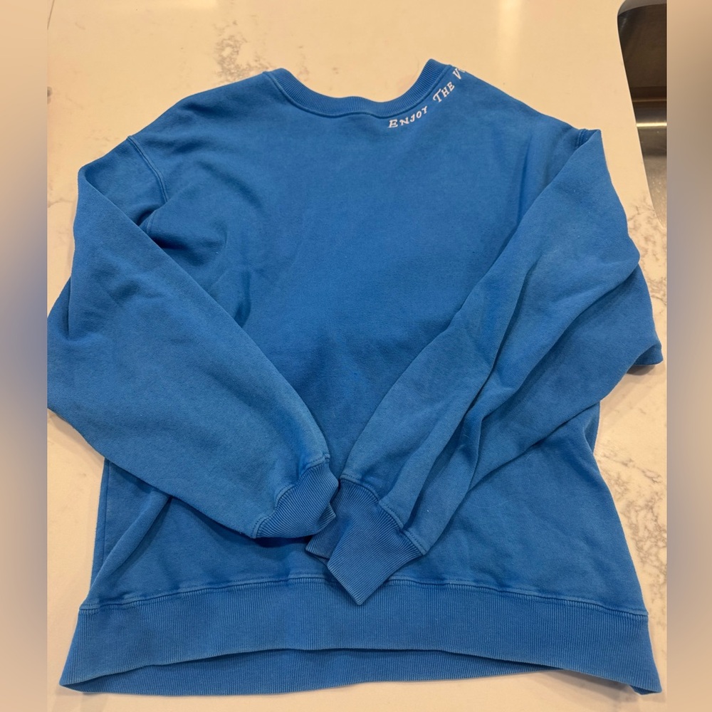 Hollister Blue Crew Neck Sweater